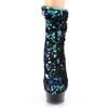 Pleaser - DELIGHT1004 Bottes de plateforme - Vert/Noir Product image
